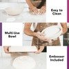 Talisman Designs Bread Proofing Basket with Decorating Embosser, 9 inch,