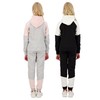 Hind Girls Jogger Sets 4 Piece Active Fleece Hoodies and