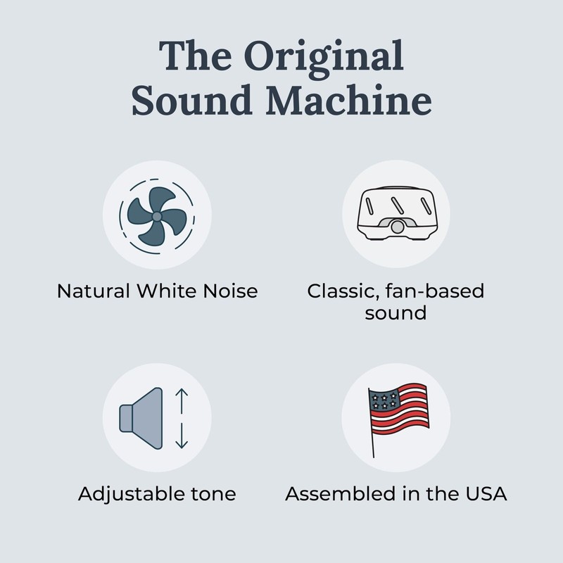 Marpac Dohm Uno White Noise Machine for Sleep Sound Masking
