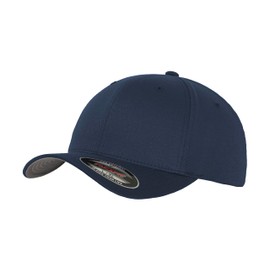 GIDUTEX Flexfit Unisex Wooly Combed Cap with Lanyard Grey Bottom Baseball Cap Baseball Cap, navy