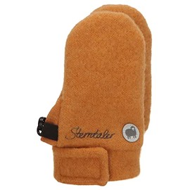 Sterntaler Unisex Baby Wool Thumb (Merino) Mittens, rust