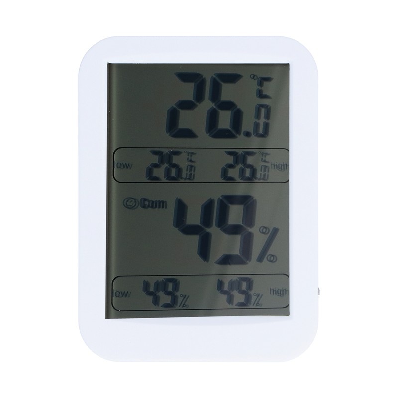 Large Screen Digital Thermo Hygrometer Temperature Humidity Gauge with Memory