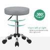FURWOO Adjustable Salon Chair Small Rolling Stool with Wheels for