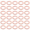 Sealing Ring 30Pcs M8 x 12mm x 1mm Metal Washers
