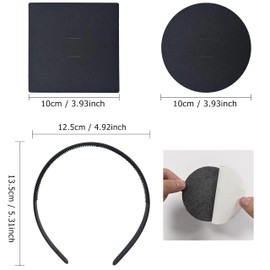 ZSFLZS 2025 graduation tassel & Graduation Cap Headband Insert, Firm Anti-fall Hair Band for Graduation Hat Decorations Accessories for Graduation and Hairstyle(circle, standard)