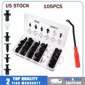 Unbranded For Kia Hyundai Set Bumper Fender Liner Push Type Retainer Clips Fastener 101x