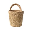 Seagrass Storage Basket Wall Hanging Basket Storage Rack Garden Plant