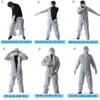 V VICOGARD Hazmat Suits,10 Colors Options Disposable Protective Coveralls, Paint