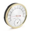 Sauna Room Thermometer, Metal Indoor Thermometer Hygrometer Hygrothermometer Sauna Room
