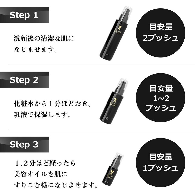 Saint Grail Men's Lotion & Milky Lotion Set