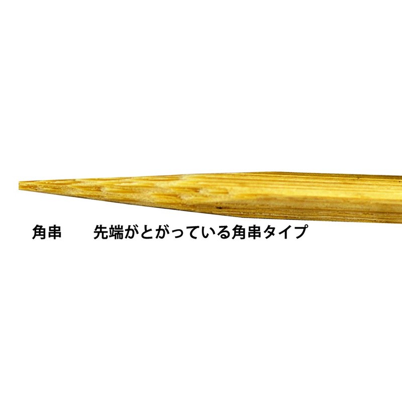 Commercial Square Skewers, 0.1 x 7.1 inches (2.7 x 18