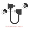 xiwai - Juego de 3 cables de datos tipo C