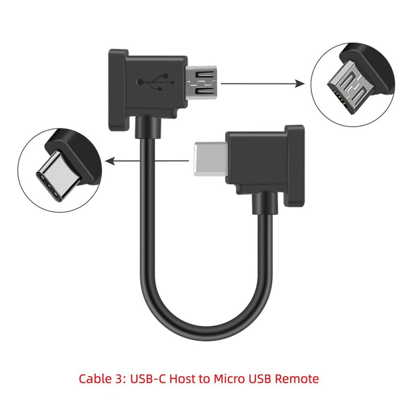 xiwai - Juego de 3 cables de datos tipo C