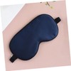 Baluue Large Navy Blue Natural Silk Eye Mask for Sleep