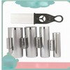 Metal Guiro Musical Instrument with Scraper Hand Percussion Guiro Shaker