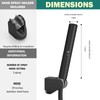 Homipro Matte Black Brass 2 In 1 Function High Flow