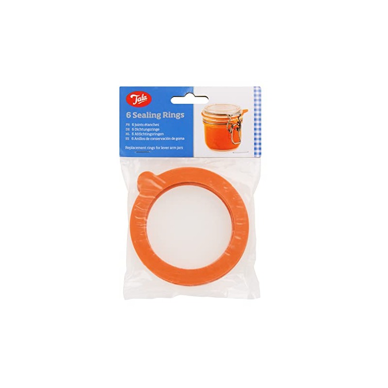 Tala Preserving Jar Sealing Ring 6pk, Orange