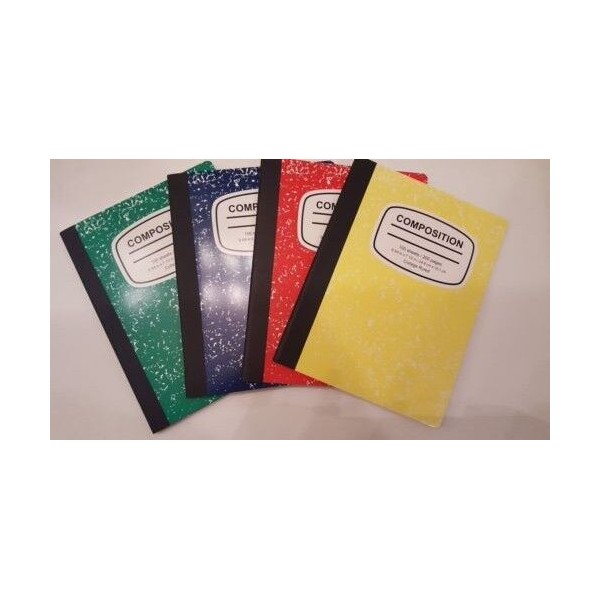 Pallex Composition Notebook 100 sheets/200 pages multi color- Get one