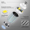 2-Pack 200W Equivalent LED Corn Light Bulb 3000 Lumen 6500K