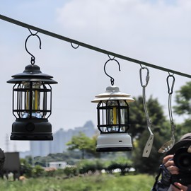 IOLOYU Clothesline 9.8 ft (3 m), Outdoor, Laundry Rope, Durable Nylon, Laundry Drying, Outdoor, Indoor Use, Travel, Portable Dry, Windproof, Non-Slip Design, Hook, Lightweight, Veranda, Camping, Hotel