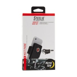 Nite Ize Steelie Vent Kit - Magnetic Cell Phone Holder for Car Vents - Phone Mount - Squeeze
