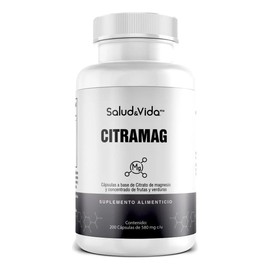 Citrato de Magnesio 200 Cápsulas de 500 mg  Citramag  SaludVida