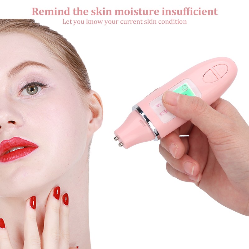 Multifunctional Skin Moisture Tester LCD Display Facial Skin Water Oil