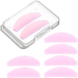 8 almohadillas para lifting de pestañas, almohadillas de elevación de pestañas, solo protectores coreanos planos para lifting de pestañas para permanente n.º 1, suavizante de pestañas, ultrafinas