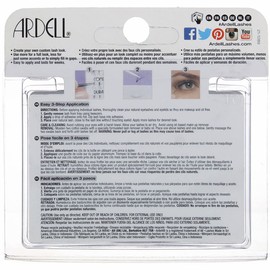 Ardell False Eyelashes Individual Duralash Natural Knot Free - Flared Medium (Pack of 56)
