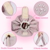 HTTDSLF Makeup Bag, Drawstring Makeup Bag, Cosmetic Bag Flat Lay