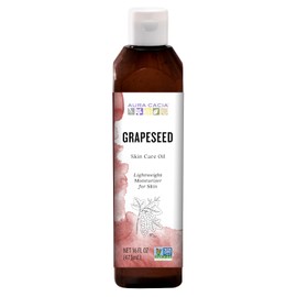 Aura Cacia Natural Skin Care Oil, Harmonizing Grapeseed with Vitamin E, 16 Fluid Ounce