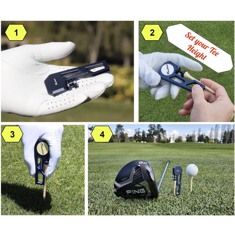 Teebot PRO - Precision Golf Tee Height Setup Tool for