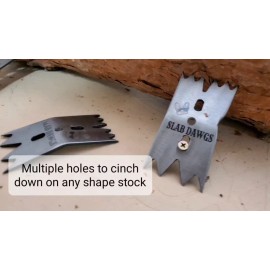 Slab Clamping Dogs for Woodworkers, Universal Clamps for CNC, Carving - set of 6