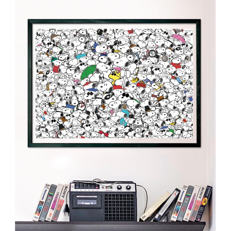 Clementoni Impossible Peanuts Puzzle 1000 Pieces with Poster