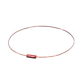 AXF EX Airy Wire Necklace, Red, Size S (17.7 inches (45 cm)