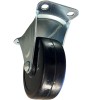 Hy-Weld Hard Rubber 4" x 1.5" Rigid Caster