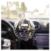 Mirror Disco Ball Hanging Car Accessory - Rear View Mirror