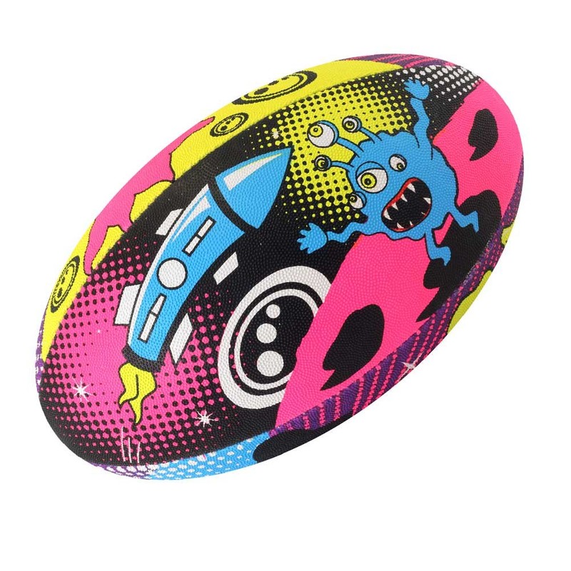 Optimum Men's Space Monster Rugby Ball, SpaceMonster, Size 3