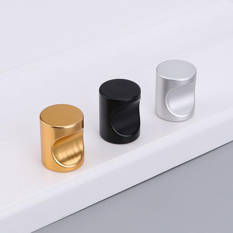 GOODCHI 12 Pcs Aluminum Alloy Round Handle Pull Pull Pull