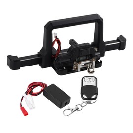 Aluminum Alloy Front Winch Bumper for Traxxas TRX-4 RC Car Crawler Upgrade Part Accessory