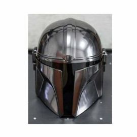 ANTIQUEERA Mandalorian Helmet With Liner and Chin Strap (For LARP/Costumes/