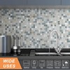 VAOVI Peel and Stick Self-Adhesive Marble Mosaic Wall Tile Backsplash