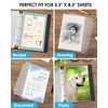 KTRIO Heavyweight Sheet Protectors 5.5 x 8.5 inch, Clear Page