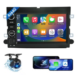 Car Radio for Ford F150 F250 F350 2004-2014 Android Stereo with GPS Navigation Wireless Carplay Android Auto, 7 Inch Touch Screen with 5G WiFi AM/FM/RDS/AHD Backup Camera/Type-C Fast Charging(4G+64G)