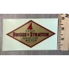 engine-decals.com Briggs & Stratton early engine decal Gold