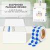 PARLAIM 1/2 Inch Diameter Dot Stickers, 10 Rolls 10000pcs Blue
