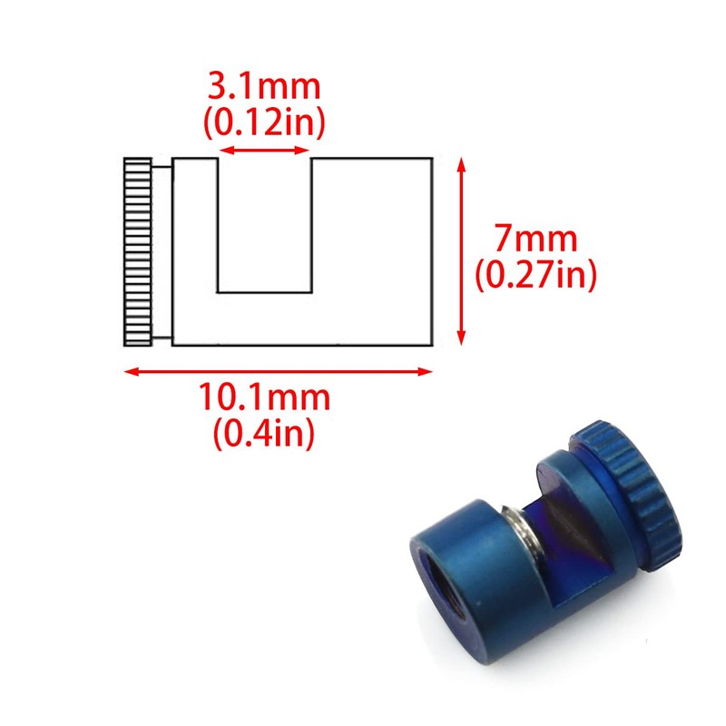 DGHAOP 3 pernos de pulgar para cuchillo plegable Buck 110