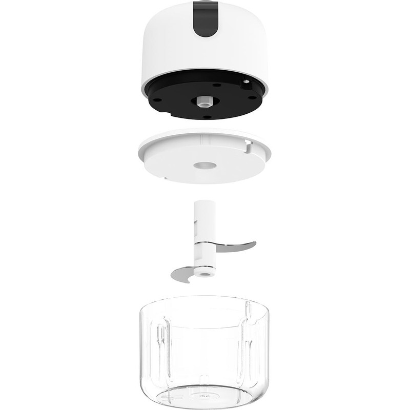 Rosenstein & Söhne Mini Mixer USB: Compact Cordless Chopper &