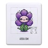 Azeeda 'Cute Iris Flower' Sliding Puzzle (PZ00038482)
