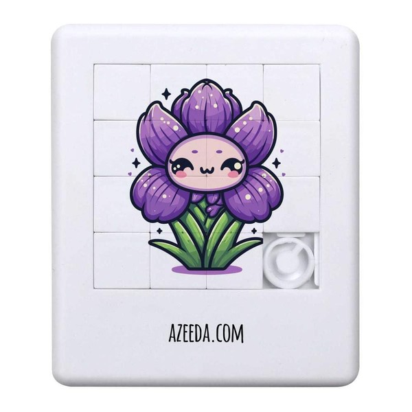 Azeeda 'Cute Iris Flower' Sliding Puzzle (PZ00038482)